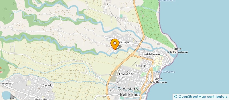 localisation de l'entreprise PRECIEUX à CAPESTERRE-BELLE-EAU