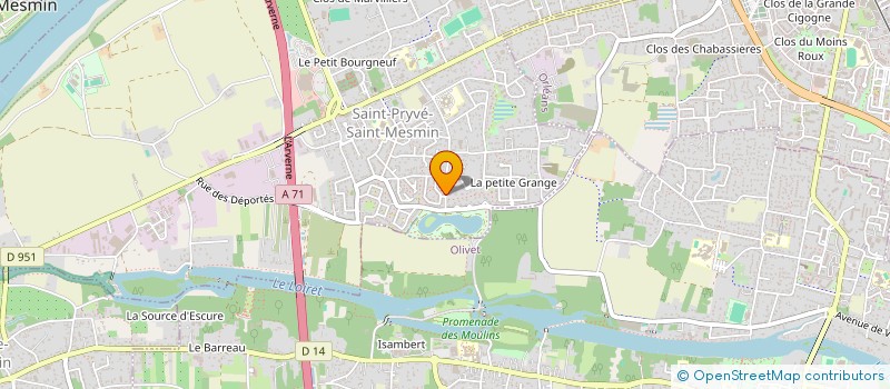 localisation de l'entreprise PRECIEUX DELICES  SAINT-PRYVE-SAINT-MESMIN