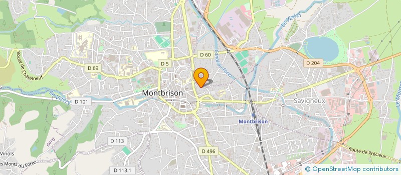 localisation de l'entreprise PRECIEUX DES LYS  MONTBRISON