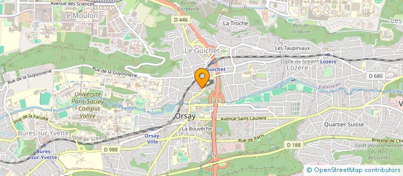 localisation de l'entreprise PRECILA CONSEILS à ORSAY
