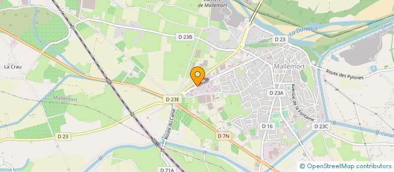 localisation de l'entreprise PRECIMETAL à MALLEMORT