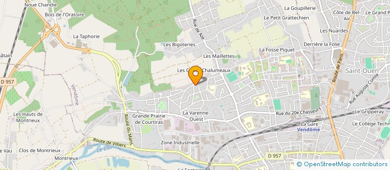localisation de l'entreprise PRECIMETAL à VENDOME