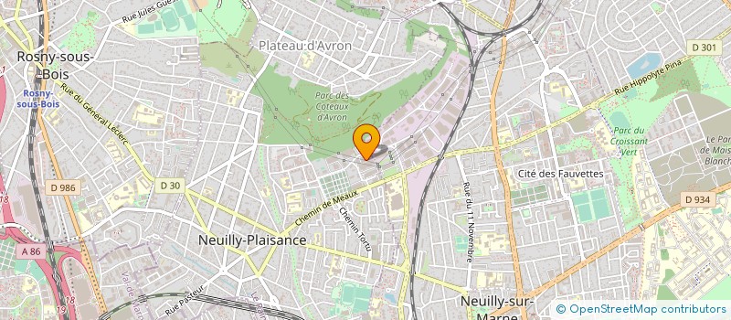 localisation de l'entreprise PRECINET  NEUILLY-PLAISANCE