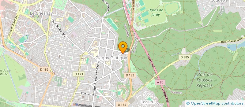 localisation de l'entreprise PRECIOUS DATA à VERSAILLES