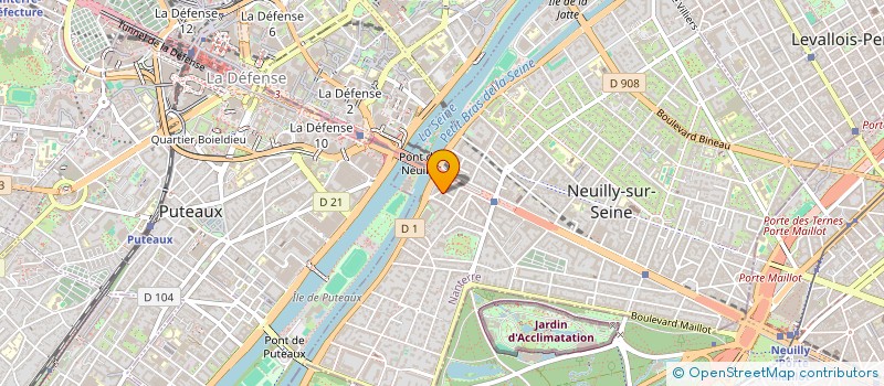 localisation de l'entreprise PRECIOUSOPHIE à NEUILLY-SUR-SEINE