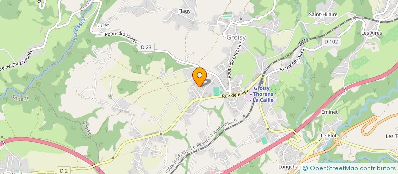 localisation de l'entreprise PRECIPLAST à GROISY