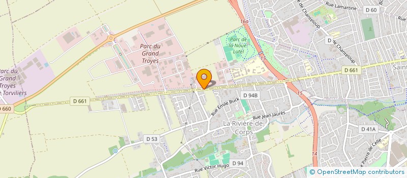 localisation de l'entreprise PRECIPLAST SAINTE SAVINE  SAINTE SAVINE