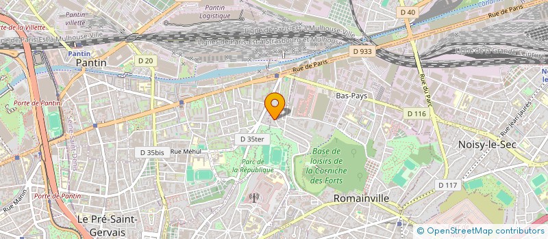 localisation de l'entreprise PRECIS ART à ROMAINVILLE