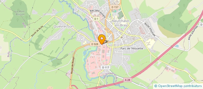 localisation de l'entreprise PRECIS-FIL à NEUFCHATEL-EN-BRAY