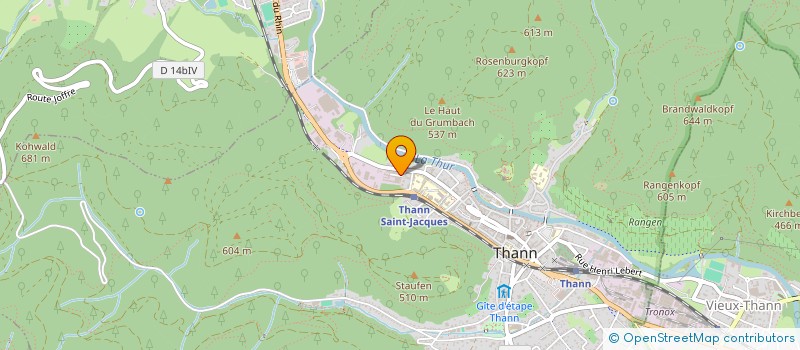 localisation de l'entreprise PRECISFORM à THANN