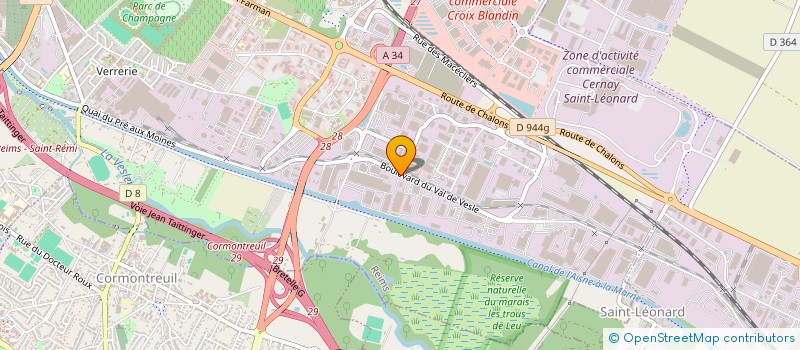 localisation de l'entreprise PRECISIO  REIMS