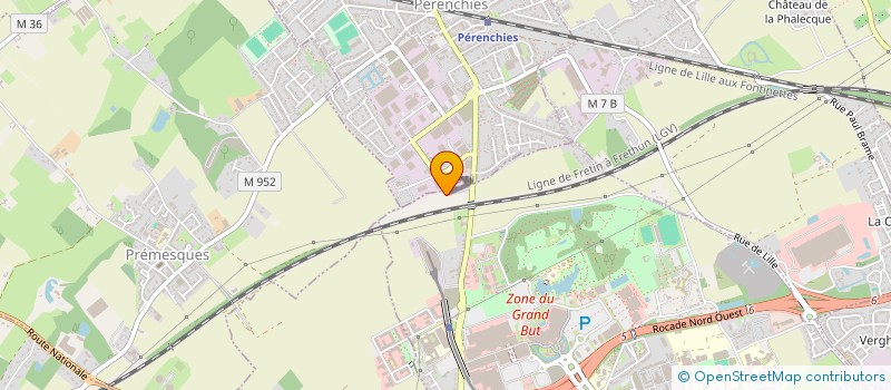 localisation de l'entreprise PRECISION LED  LILLE