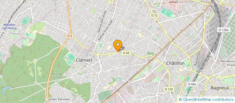 localisation de l'entreprise PRECISION MECANIQUE DE CLAMART à CLAMART