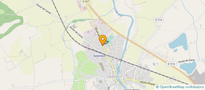 localisation de l'entreprise PRECISION MECANIQUE TECHNIQUE  SAVERDUN