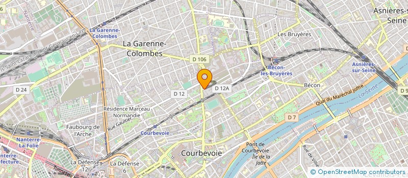localisation de l'entreprise PRECISION PLUS à COURBEVOIE