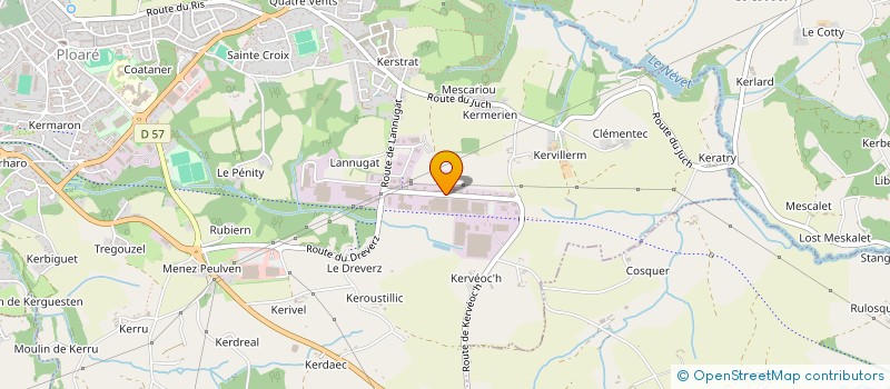 localisation de l'entreprise PRECISTEEL à DOUARNENEZ