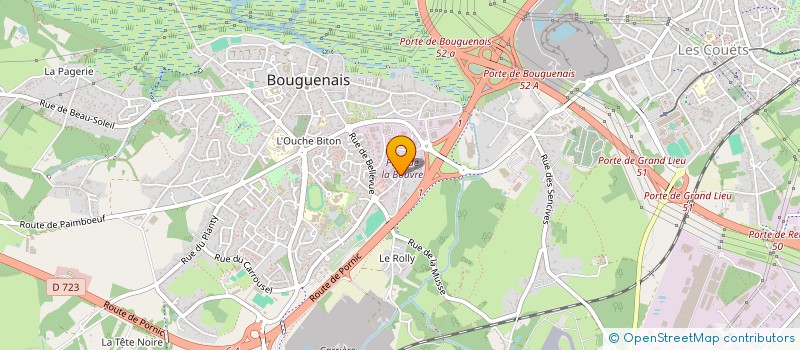 localisation de l'entreprise PRECITEK INNOVATION à BOUGUENAIS