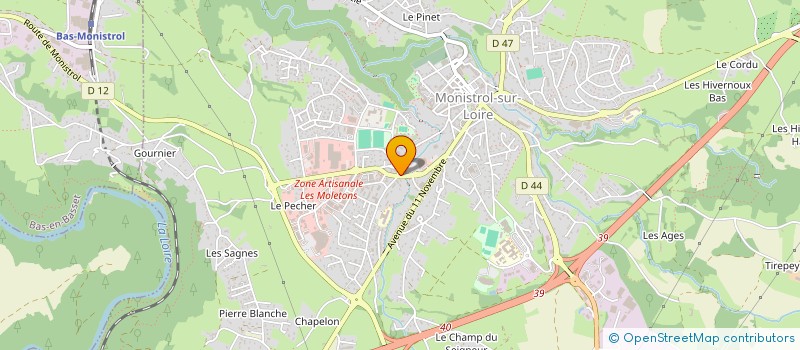 localisation de l'entreprise PRECITURN-MONISTROL  MONISTROL-SUR-LOIRE
