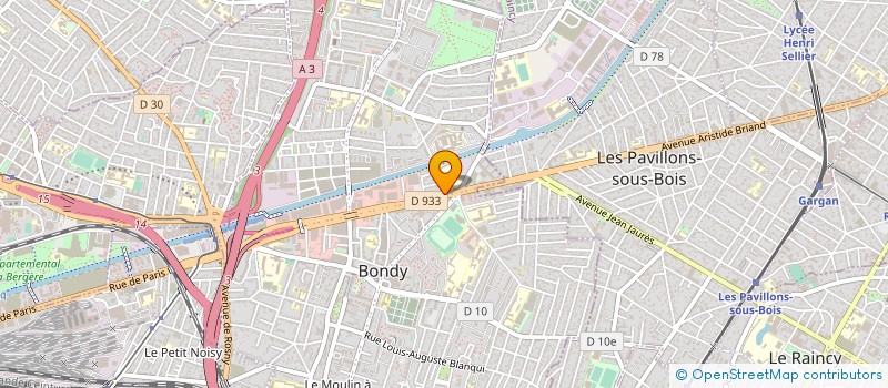 localisation de l'entreprise PRECO  BONDY