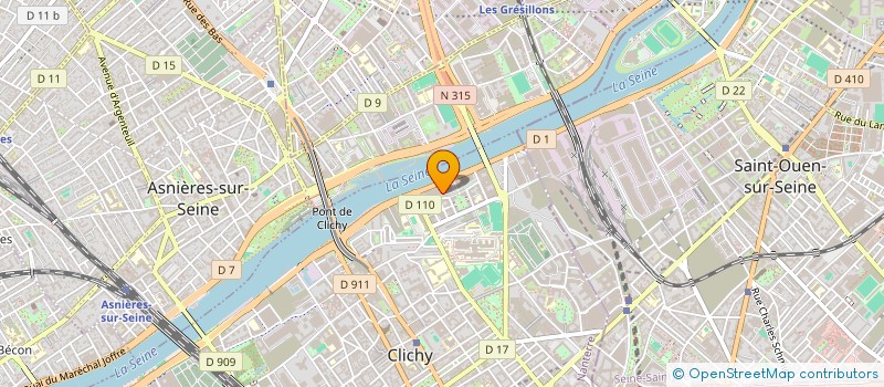 localisation de l'entreprise PRECODIM à CLICHY