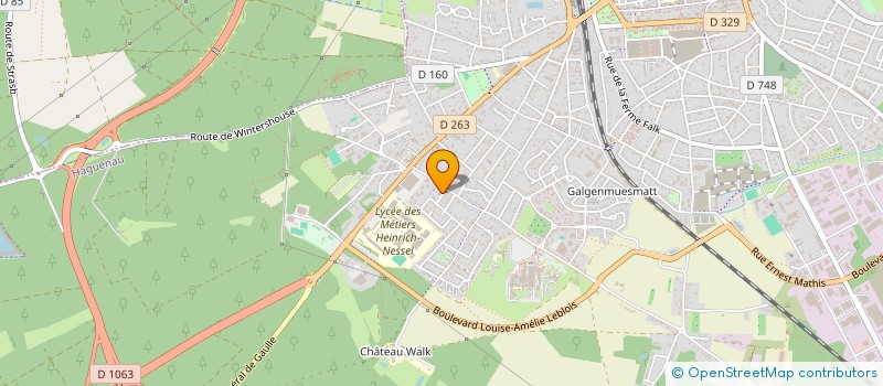 localisation de l'entreprise PRECOM à HAGUENAU