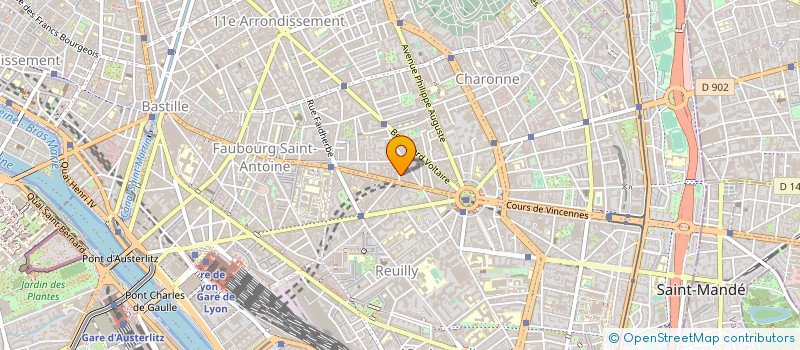 localisation de l'entreprise PRECONCEPT ARCHITECTES  PARIS