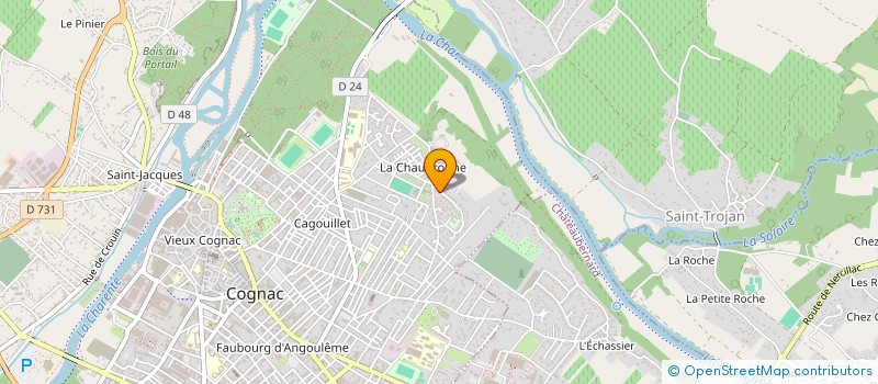 localisation de l'entreprise PRECONFORM à COGNAC