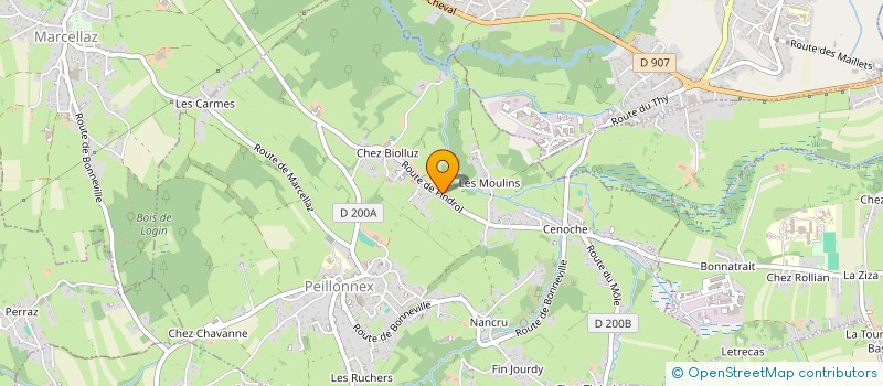 localisation de l'entreprise PRECXIS à PEILLONNEX