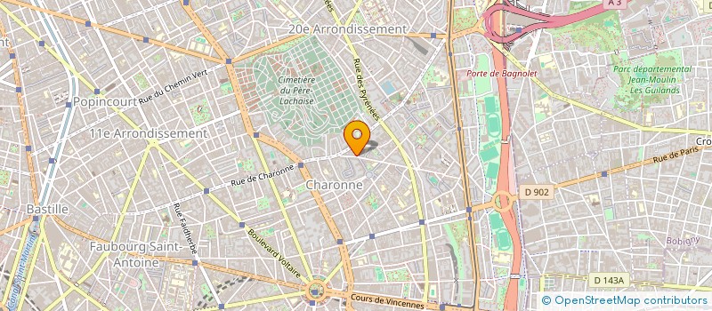 localisation de l'entreprise PRED  PARIS