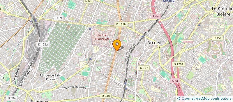 localisation de l'entreprise PRED IMPLANTS  ARCUEIL