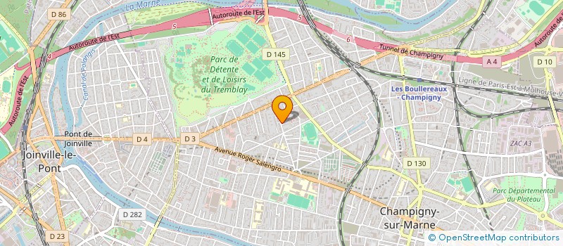 localisation de l'entreprise PREDA RENOV à CHAMPIGNY-SUR-MARNE