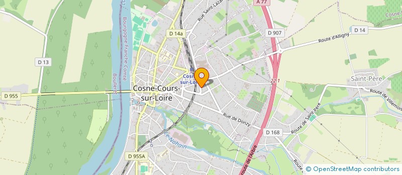 localisation de l'entreprise PREDELLE à COSNE-COURS-SUR-LOIRE