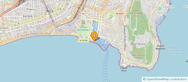 localisation de l'entreprise PREDHUMEAU TRANSPORTS à NICE