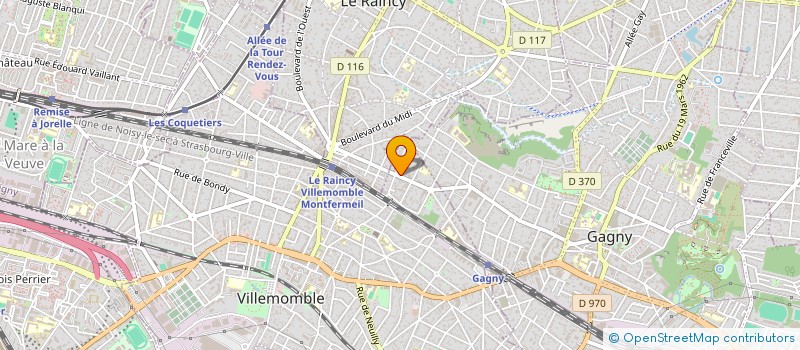 localisation de l'entreprise PREDIA à VILLEMOMBLE