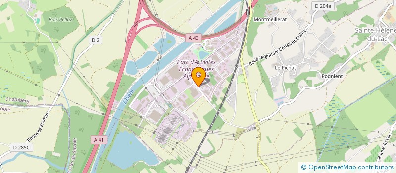 localisation de l'entreprise PREDIAG  LE CHEYLAS