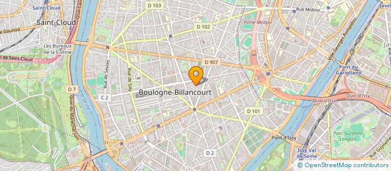 localisation de l'entreprise PREDICAL à BOULOGNE-BILLANCOURT
