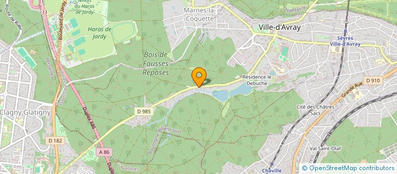 localisation de l'entreprise PREDICI CONSEIL  VILLE-D'AVRAY