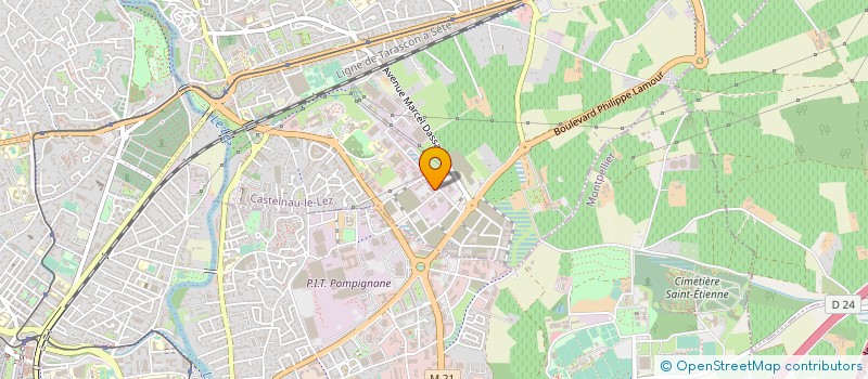 localisation de l'entreprise PREDICT SERVICES à CASTELNAU-LE-LEZ