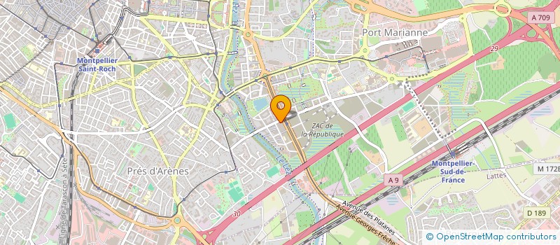 localisation de l'entreprise PREDICTCAN BIOTECHNOLOGIES à MONTPELLIER