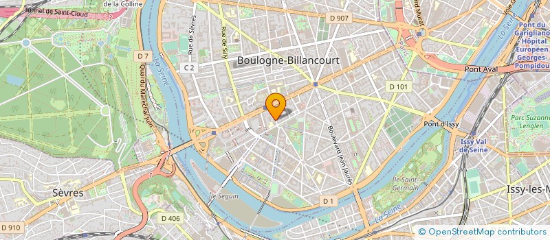 localisation de l'entreprise PREDICTIS à BOULOGNE-BILLANCOURT