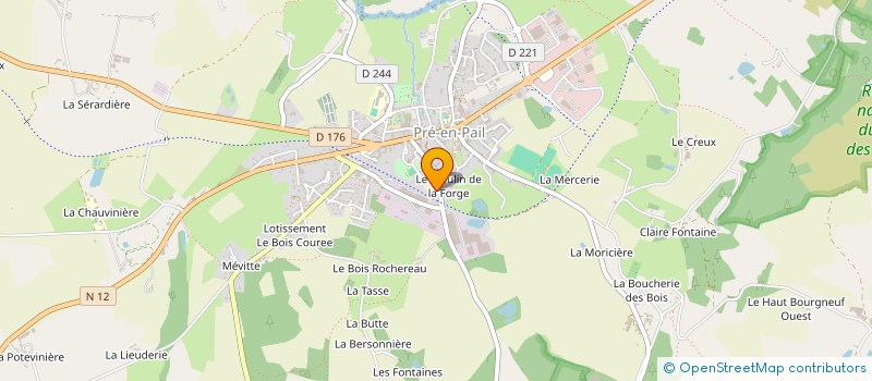 localisation de l'entreprise PREEPA FINANCES  PRE-EN-PAIL-SAINT-SAMSON