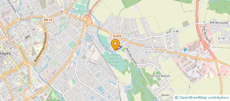 localisation de l'entreprise PREF'AUB EQUIPEMENTS à VILLECHETIF