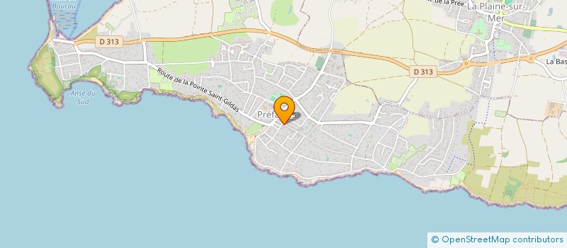 localisation de l'entreprise PREF'ECO  PREFAILLES