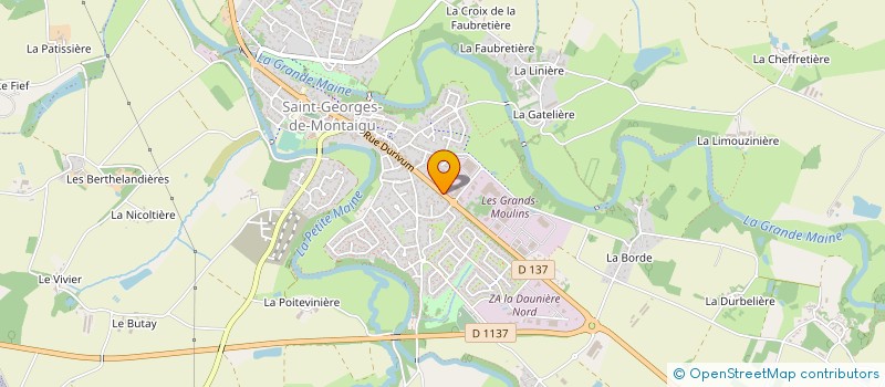 localisation de l'entreprise PREFA DES PAYS DE LOIRE à MONTAIGU-VENDEE