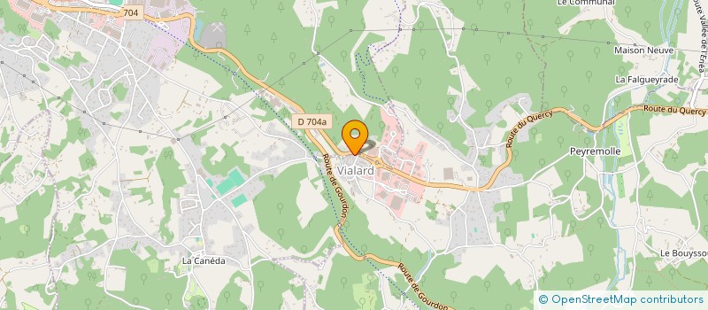 localisation de l'entreprise PREFA PERIGORD à CARSAC-AILLAC