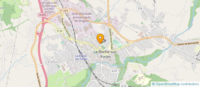 localisation de l'entreprise PREFABRICATION ROCHOISE SARL à LA ROCHE-SUR-FORON