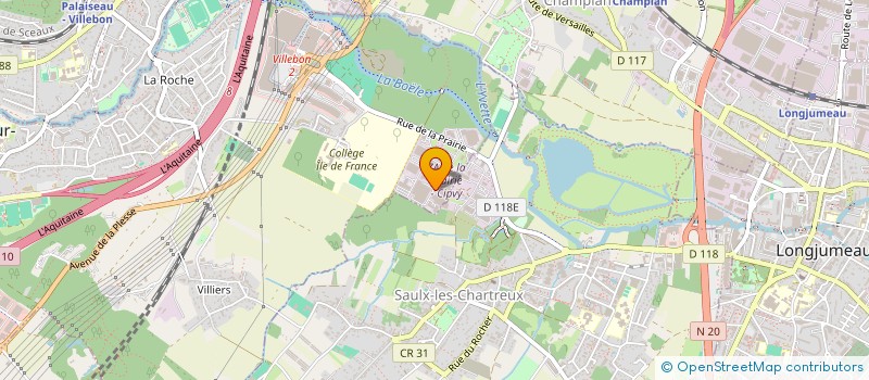 localisation de l'entreprise PREFACE  VILLEBON-SUR-YVETTE