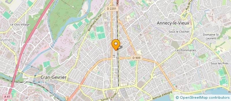 localisation de l'entreprise PREFACE EMPLOI à ANNECY