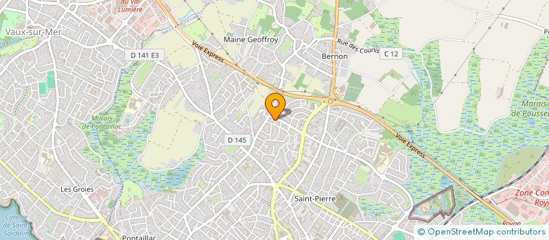 localisation de l'entreprise PREFAPOSE à ROYAN