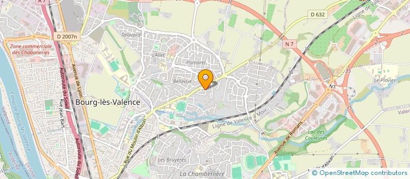 localisation de l'entreprise PREFAS INCENDIE à PORTES-LES-VALENCE